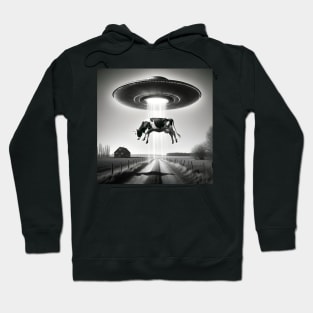 UFO Cow Abduction Hoodie